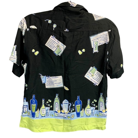 Vintage Weekend Clothes Line “Cocktail” 2 Piece Shirt and Pants Set - Picture 4 of 9